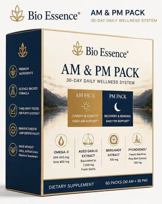 Bio Essence AM/PM Pack (30-Day Daily Wellness System)